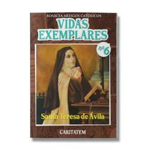 Livro ( História em Quadrinhos ) Vidas Exemplares - nº6 - Santa Teresa de Ávila - Editora Caritatem