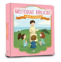Livro - Histórias bíblicas para crianças - (Capa menina almofadada)