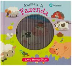 Livro holográfico animais da fazenda