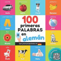 Livro ilustrado bilíngue: primeiras 100 palavras em alemão para crianças