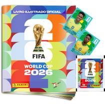 Livro Ilustrado Copa do Mundo 2026 Brochura Com 14 Figurinhas Futebol Colecionável Livro Ilustrado Copa do Mundo 2026 Brochura Com 14 Figurinhas Futebol Colecionável