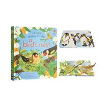 Livro Ilustrado De Educação Infantil Em Inglês Usborne Peep inside a Bird's Nest Leitura Científica