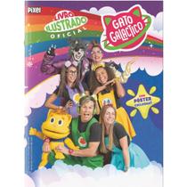 Livro Ilustrado Gato Galactico Com Pôster Exclusivo Capa Mole Album De Figurinhas Vazio