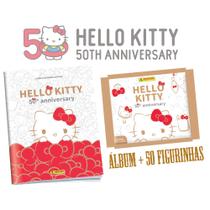 Livro Ilustrado Hello Kitty 50º Aniversário + 50 Figurinhas (10 envelopes) - Panini