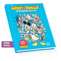 Livro Ilustrado Mickey e Donald Com História Inédita Para Completar - Capa Dura - Panini Livro Ilustrado Mickey e Donald Com História Inédita Para Completar - Capa Dura - Panini