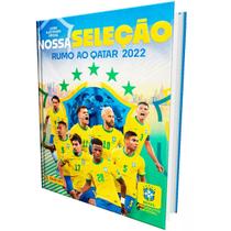 Livro Ilustrado Nossa Seleção Rumo Ao Catar Capa Dura Vazio - Panini