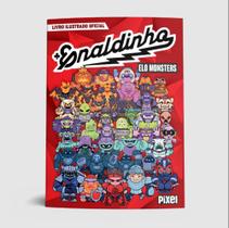 Livro Ilustrado Oficial Enaldinho Elo Monsters + Cartela Com 6 Adesivos