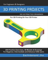 Livro Independently Published Projetos de Impressão 3D 200