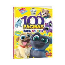 Livro Infantil 100 páginas para colorir - Puppy Dog Pals