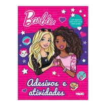 Livro Infantil Adesivos e Atividades Barbie