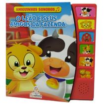 Livro Infantil: Amiguinhos Sonoros - O leão e seus amigos da fazenda - Livro Sonoro