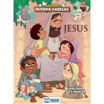 Livro Infantil Aprendendo com Quebra-Cabeça - Parábolas de Jesus - Editora Rideel - Bicho Esperto