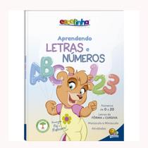 Livro Infantil Aprendendo Letras e Numeros, Aprendizado Divertido e Educativo