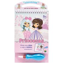 Livro Infantil Aquabook Pinta Com Agua Princesas