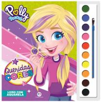 Livro Infantil Aquarela Polly Pocket e suas Aventuras: Colorindo com Aquarela Livro Infantil Aquarela Polly Pocket e suas Aventuras: Colorindo com Aquarela