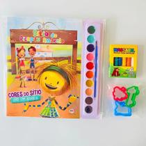 Livro Infantil Aquarela Sítio Do Picapau Amarelo + Massinha - Ciranda Cultural