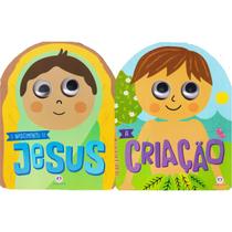 Livro Infantil Bíblico Religioso Criação Jesus Cristo 2 Vols - Ciranda Cultural