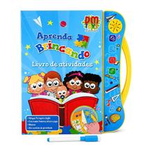 Livro Infantil Bilíngue Português E Inglês Aprenda Brincando Atividades Com Caneta Livro Infantil Bilíngue Português E Inglês Aprenda Brincando Atividades Com Caneta