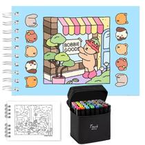 Livro Infantil Bobbie Goods + 48 Canetinhas com Bolsa
