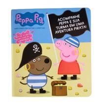 Livro Infantil Cartonado com Abas Peppa Pig Vamos Encontrar A Aventura - PLANETOON