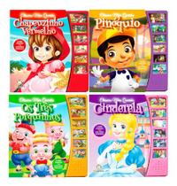 Livro Infantil Cartonado Contos Fábulas Encantadas Narradas Livro Sonoro Com História Narrada Livro Infantil Cartonado Contos Fábulas Encantadas Narradas Livro Sonoro Com História Narrada