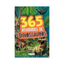 Livro Infantil Colorir 365 Atividades Dinossauros - Magic Kids - Unidade