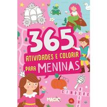 Livro Infantil Colorir 365 Atividades para Meninas - Magic Kids - Unidade