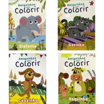 Livro Infantil Colorir Amiguinhos para Colorir (S) PCT com 05 Livro Infantil Colorir Amiguinhos para Colorir (S) PCT com 05