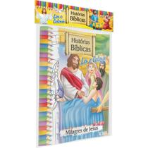 Livro Infantil Colorir Biblia Solapa Grande C/10 LIVR - Bicho Esperto