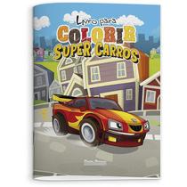 Livro Infantil Colorir Carros 8PGS PCT com 10