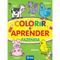 Livro Infantil Colorir Colorir e Aprender 4 Titulos - Bicho Esperto