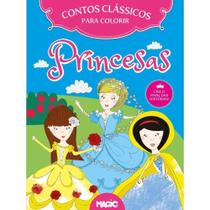 Livro infantil colorir contos classicos princesas ciranda unidade