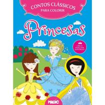 Livro infantil colorir contos classicos princesas ciranda unidade