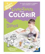 Livro infantil colorir Dinos Livro Tapete 16 páginas - Todolivro