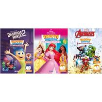 Livro Infantil Colorir Livro Tapete Disney C/Adesivos