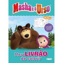 Livro Infantil Colorir Masha e o Urso Livro Tapete - Magic Kids - Unidade - CIRANDA