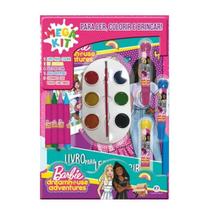 Livro Infantil Colorir Mega Kit Barbie 4 Anos