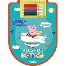 Livro Infantil Colorir Peppa PIG com CANETINHA/ADESIVOS