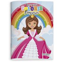 Livro Infantil Colorir Princesas 8PGS PCT com 10 - Pauta Branca