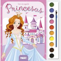 Livro Infantil Colorir Princesas Aquarela - Ciranda