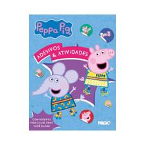 Livro Infantil com Adesivos e Atividades Peppa Pig - Magic