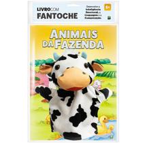 Livro Infantil Com Fantoche: Animais da Fazenda