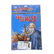 Livro Infantil com Giz de Cera Para Colorir Arca de Noé Livro Infantil com Giz de Cera Para Colorir Arca de Noé