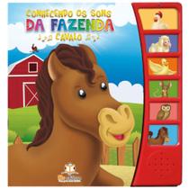 Livro Infantil: Conhecendo os sons da fazenda: Cavalo / Cavalinho - Blu Editora - Livro sonoro