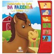 Livro Infantil Conhecendo os sons da fazenda Cavalo / Cavalinho - Blu Editora - Livro sonoro