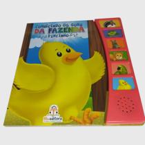 Livro Infantil: Conhecendo os sons da fazenda: Pintinho - Blu Editora - Livro sonoro