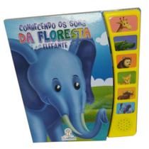 Livro Infantil: Conhecendo os sons da floresta: Elefante / Elefantinho - Blu Editora - Livro sonoro