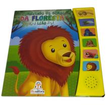 Livro Infantil: Conhecendo os sons da floresta: Leão / Leãozinho - Blu Editora - Livro sonoro