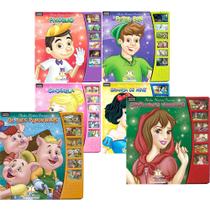 Livro Infantil Contos Clássicos Minha História Favorita Coleção 6 Volumes História Narrada Com Dispositivo Sonoro Livro Infantil Contos Clássicos Minha História Favorita Coleção 6 Volumes História Narrada Com Dispositivo Sonoro