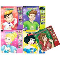 Livro Infantil Contos Clássicos Minha História Favorita Kit 5 Volumes História Narrada Com Dispositivo Sonoro Livro Infantil Contos Clássicos Minha História Favorita Kit 5 Volumes História Narrada Com Dispositivo Sonoro